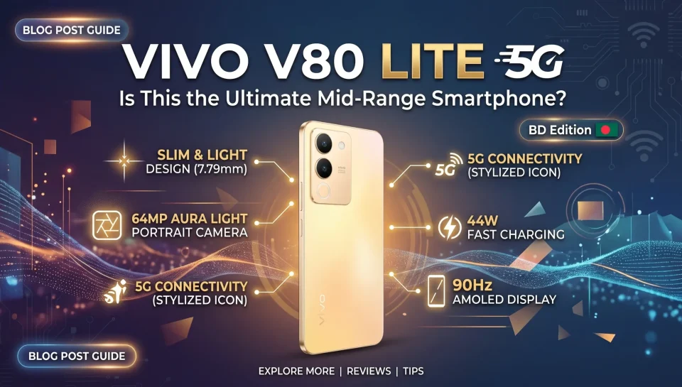 Vivo launches V80 Lite 5G in Bangladesh
