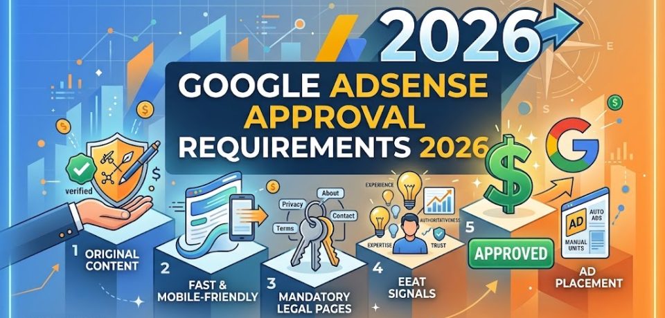 Google AdSense Approval Requirements 2026