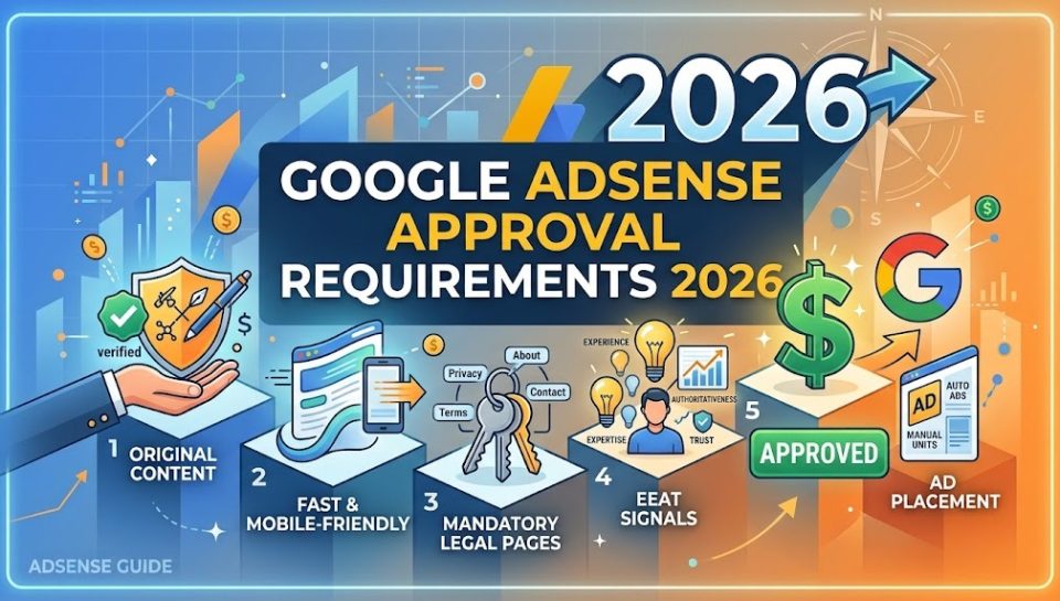 Google AdSense Approval Requirements 2026