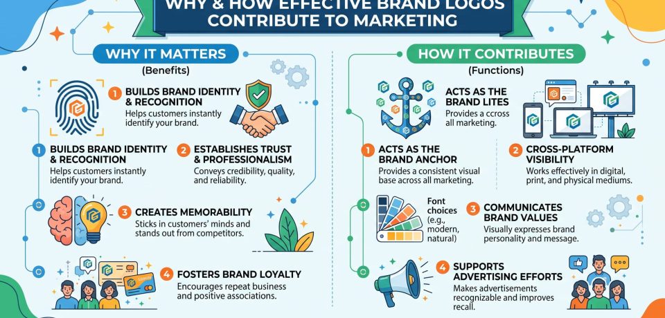 Why and How Effective Brand Logo Contributes to Marketing
